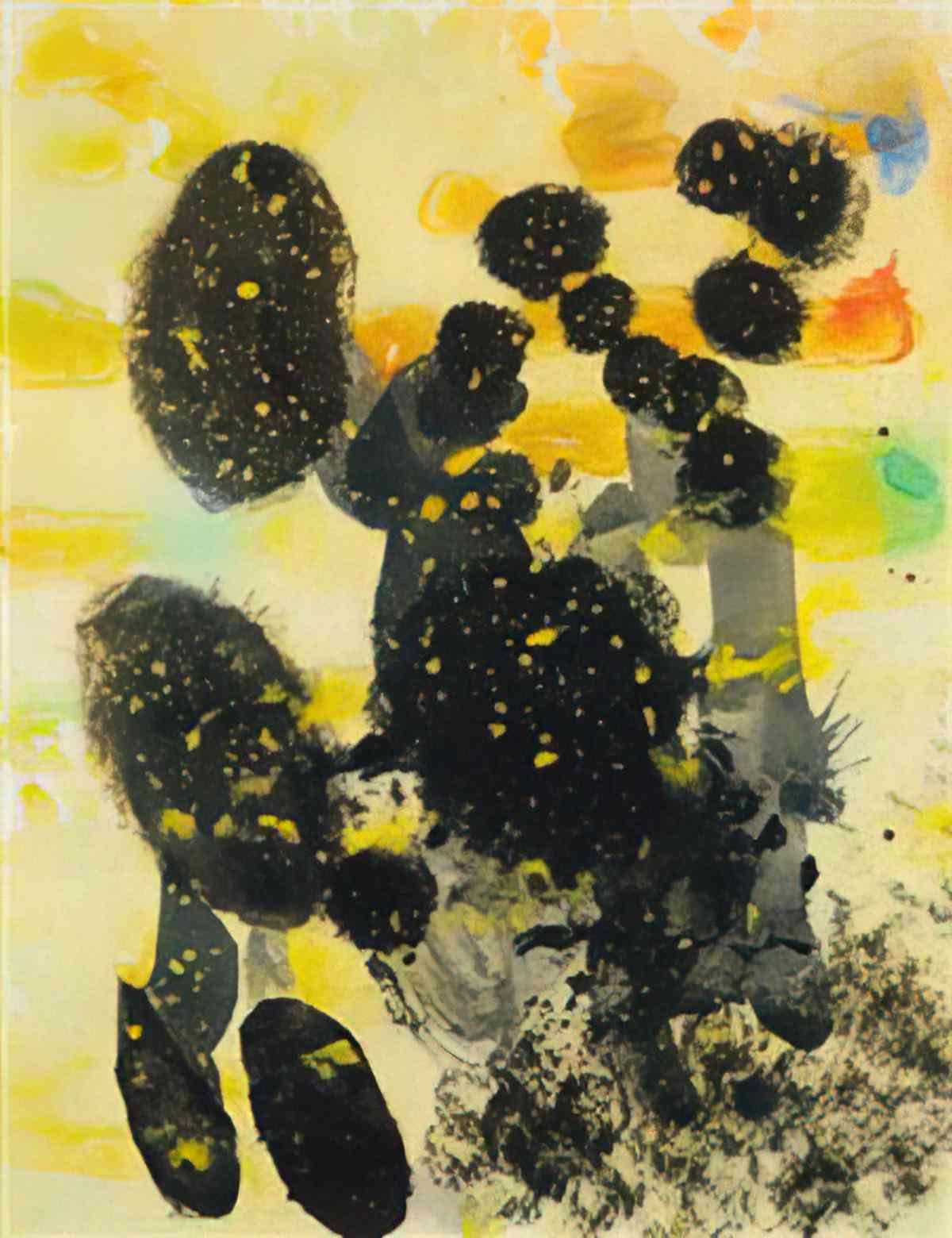 Joan Miro composition soleil de majorque 1961 Art A4 Photo Print