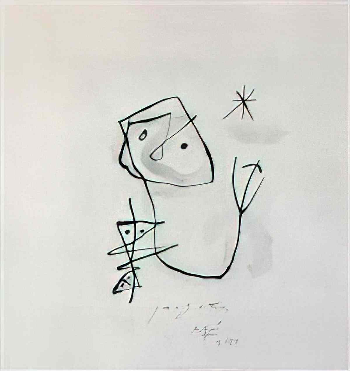 Joan Miro composition1 Art A4 Photo Print