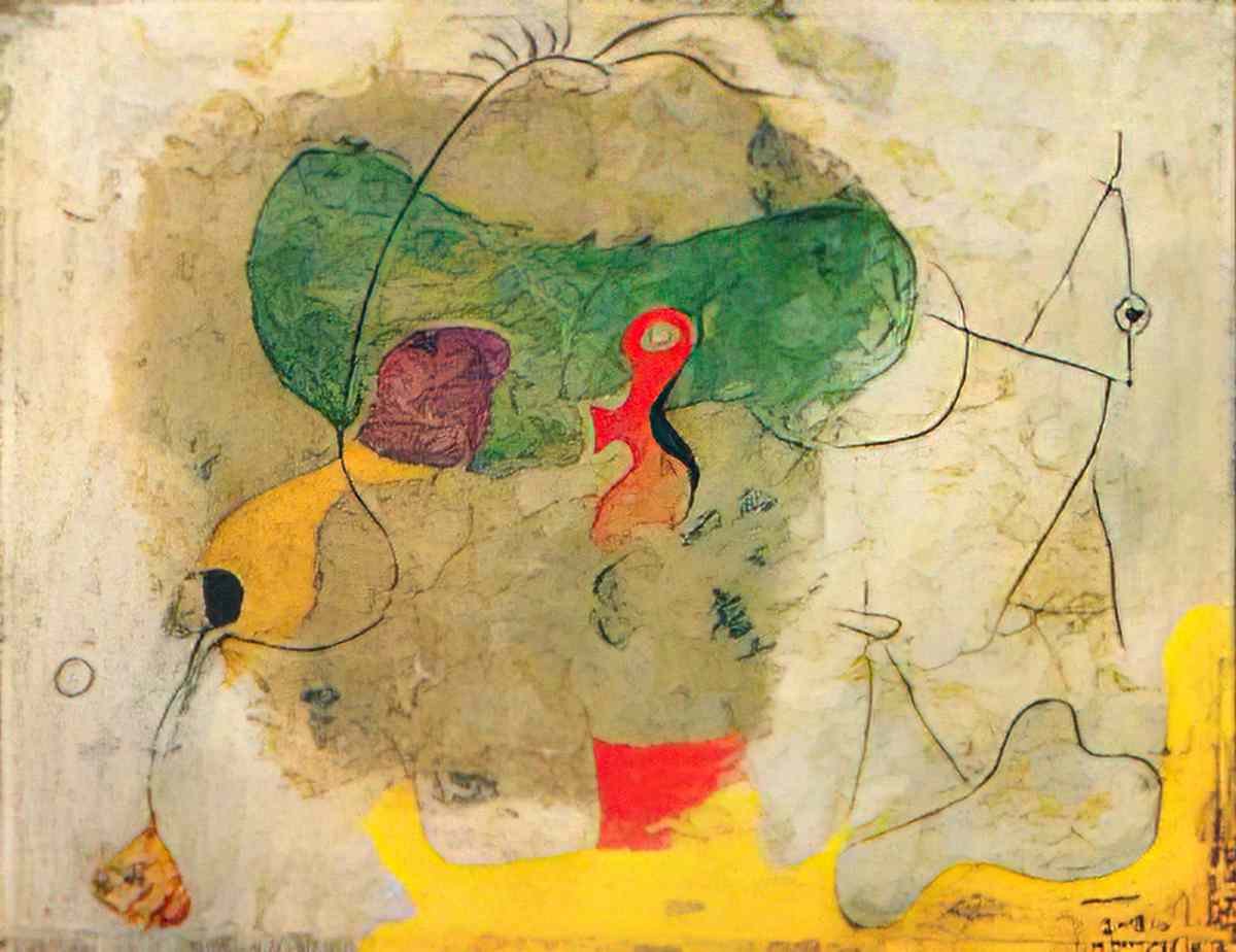Joan Miro composition10 Art A4 Photo Print