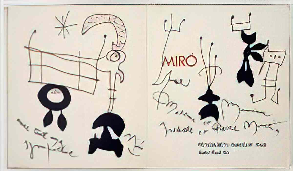 Joan Miro composition102 Art A4 Photo Print