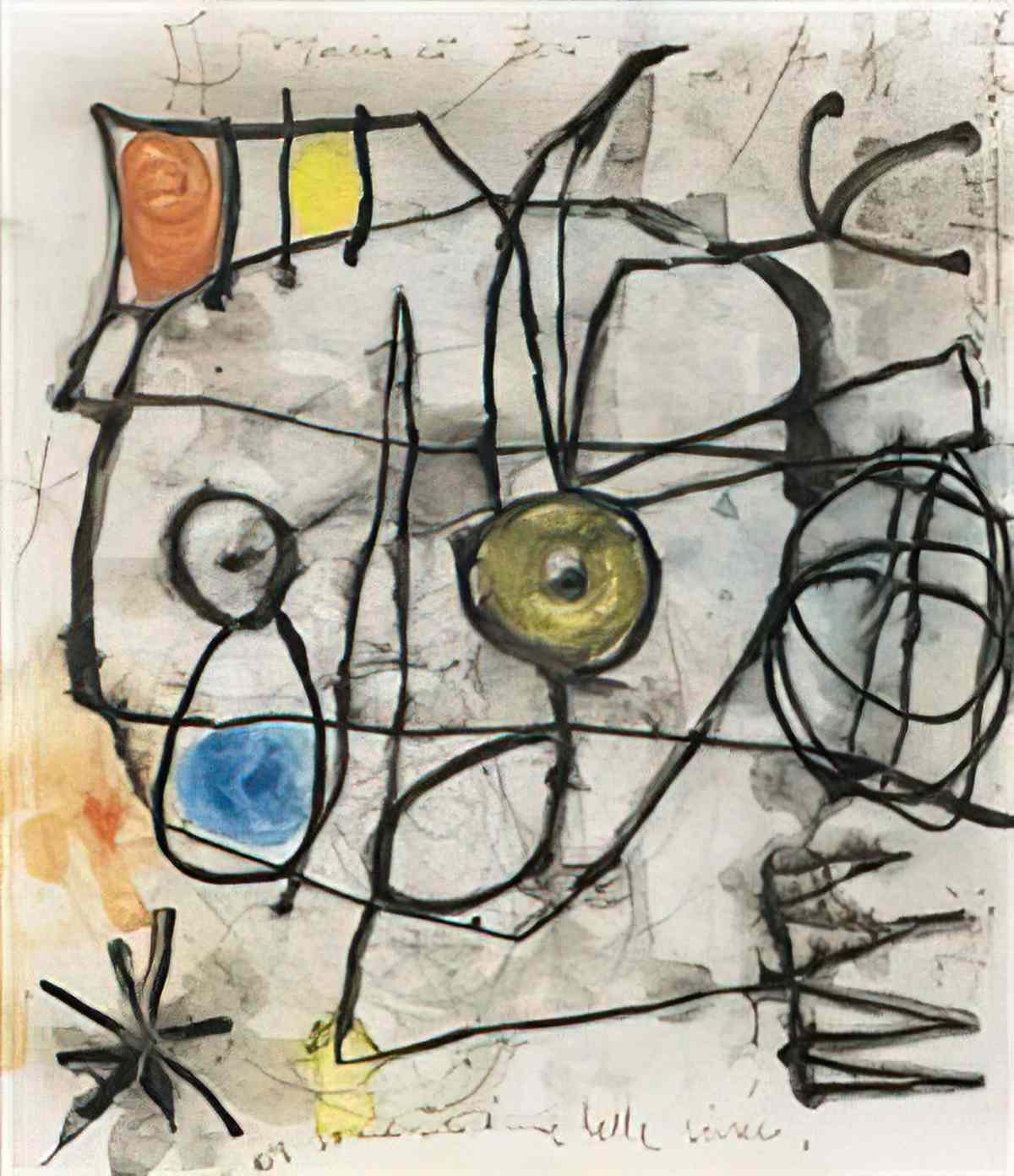 Joan Miro composition117 Art A4 Photo Print