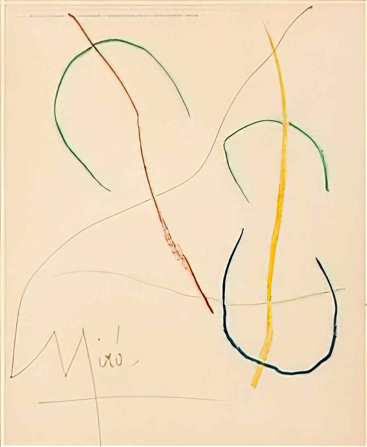 Joan Miro composition118 Art A4 Photo Print