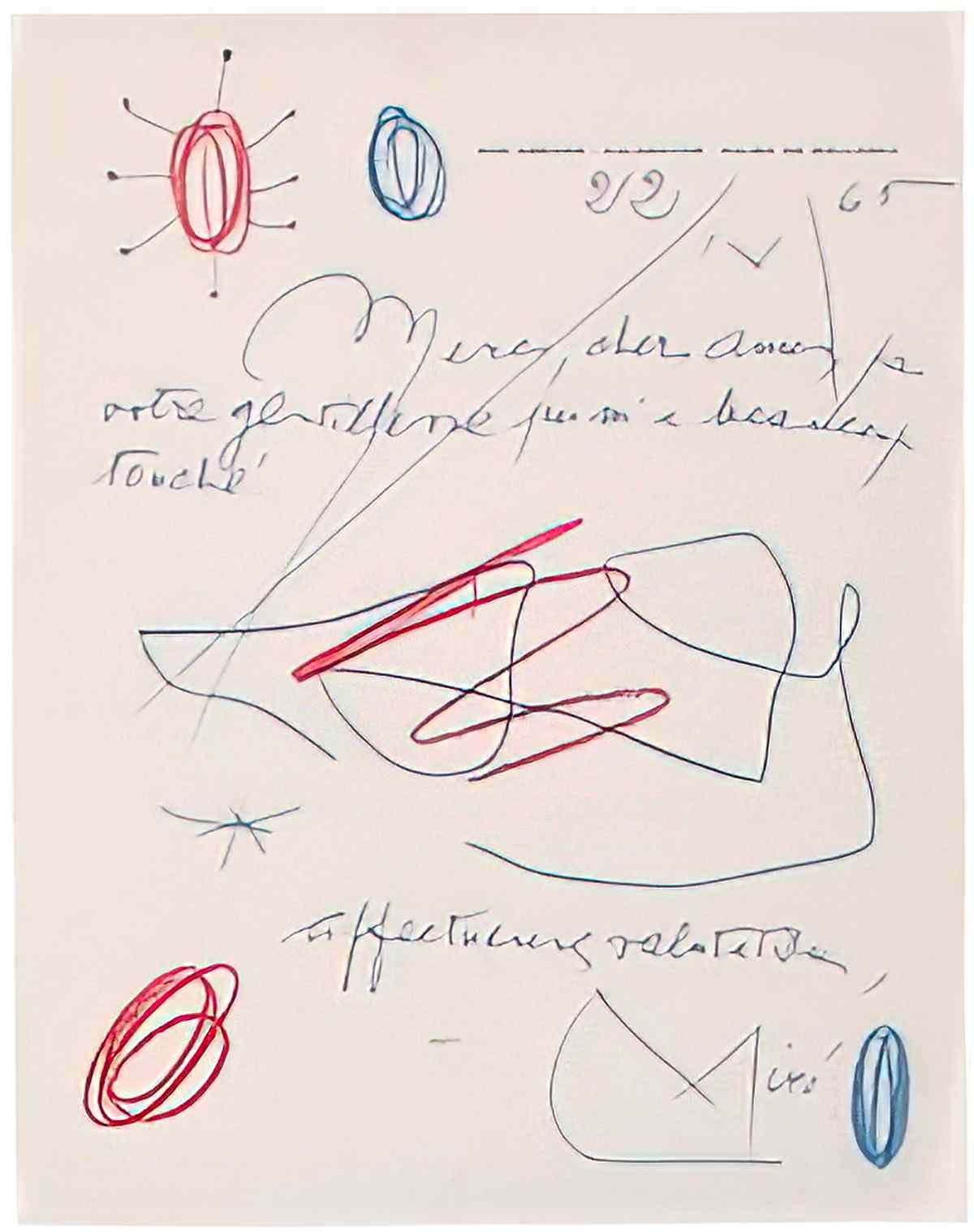 Joan Miro composition120 Art A4 Photo Print