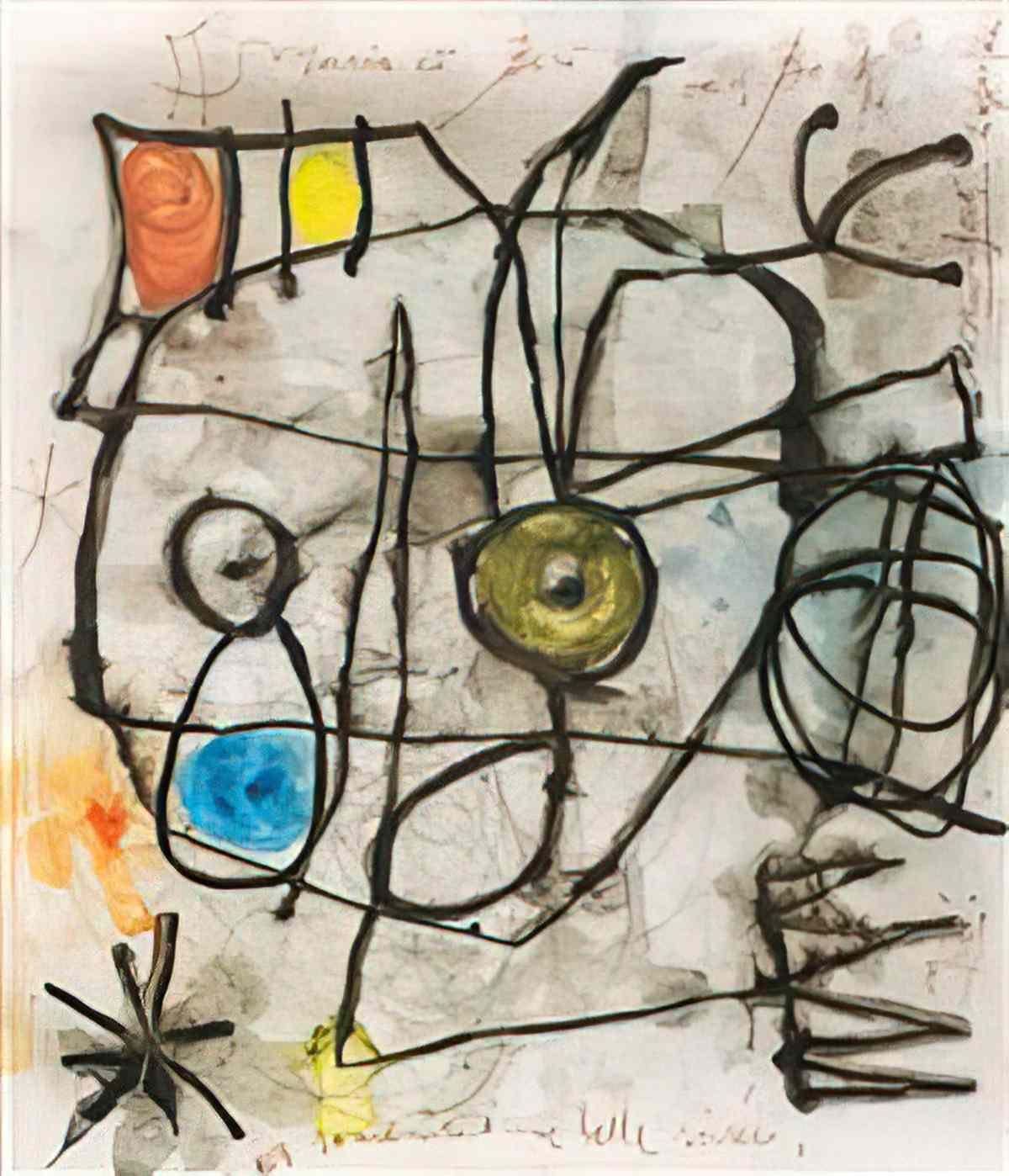Joan Miro composition122 Art A4 Photo Print