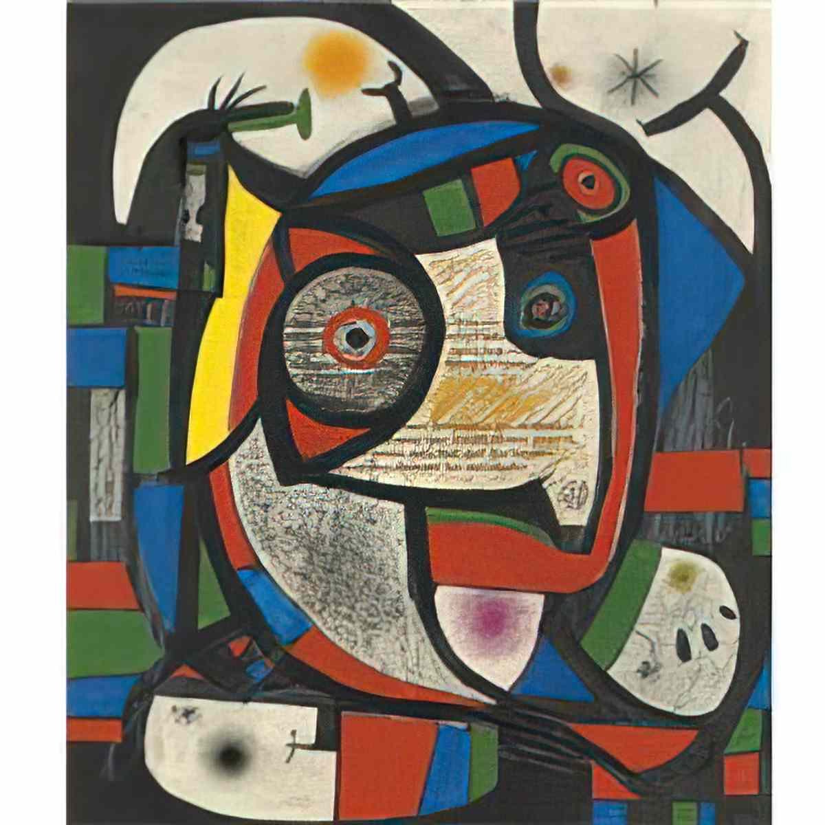 Joan Miro composition124 Art A4 Photo Print