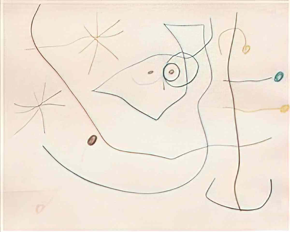 Joan Miro composition125 Art A4 Photo Print