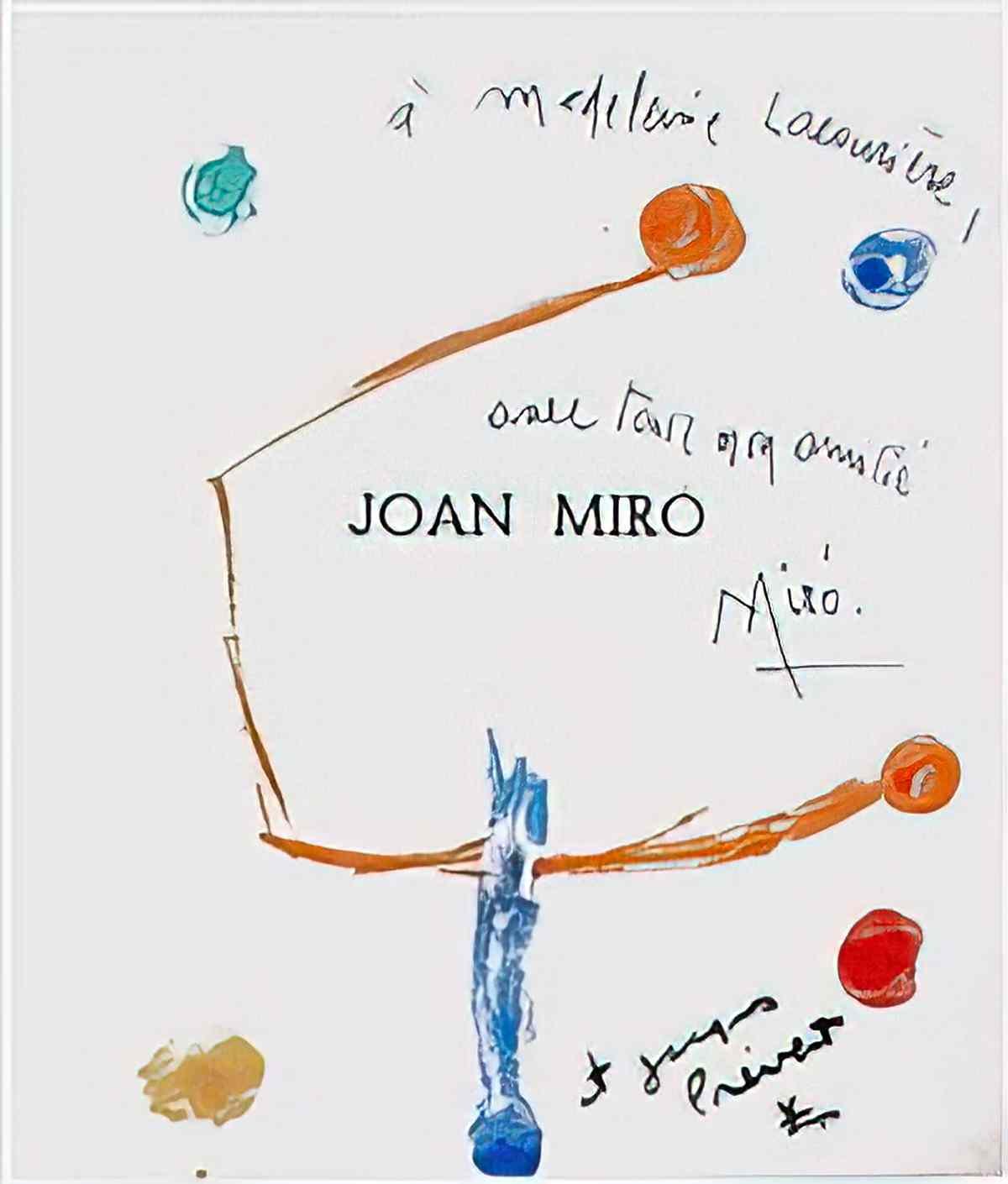 Joan Miro composition128 Art A4 Photo Print