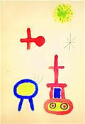 Joan Miro composition145 Art A4 Photo Print