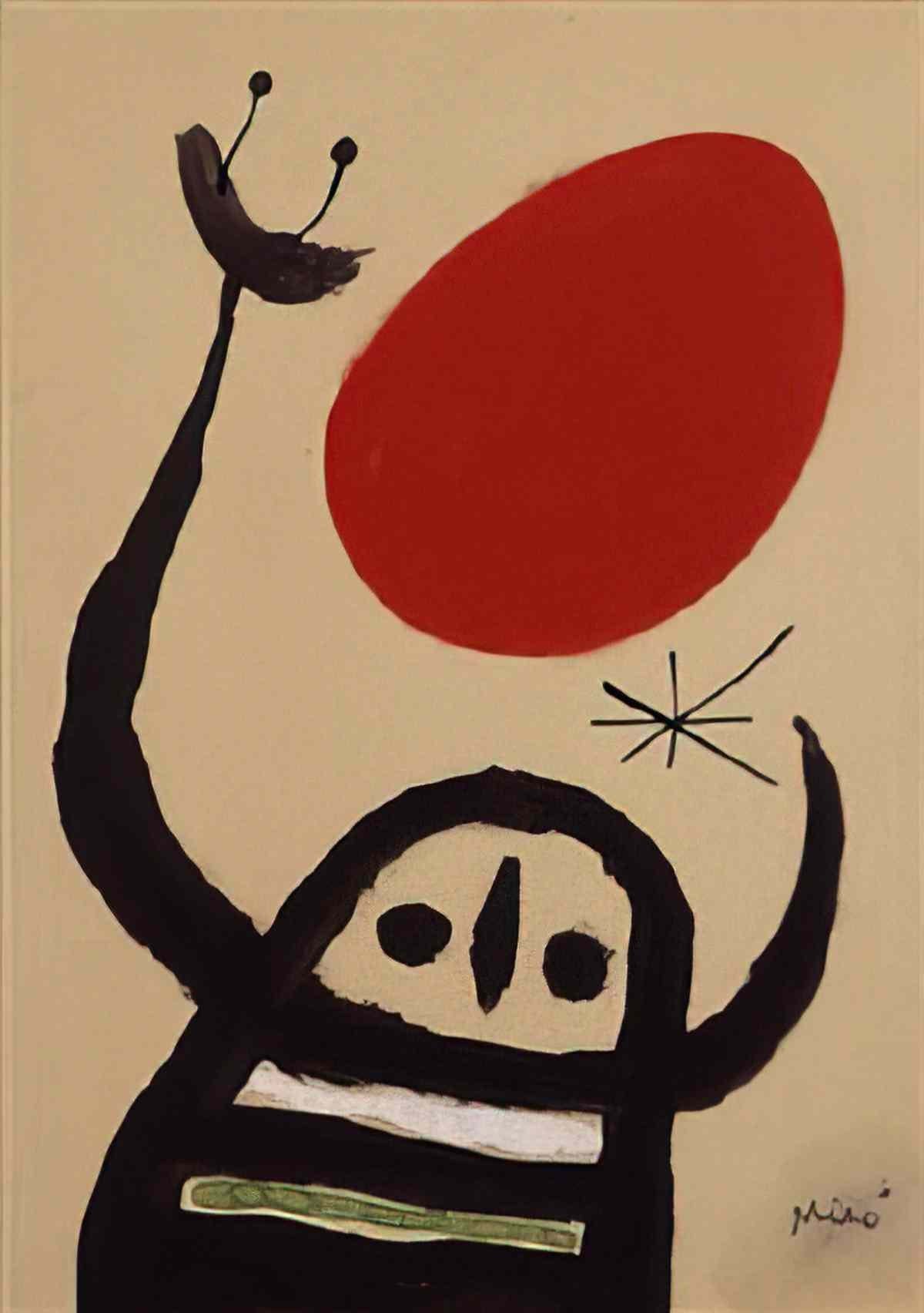 Joan Miro composition151 Art A4 Photo Print