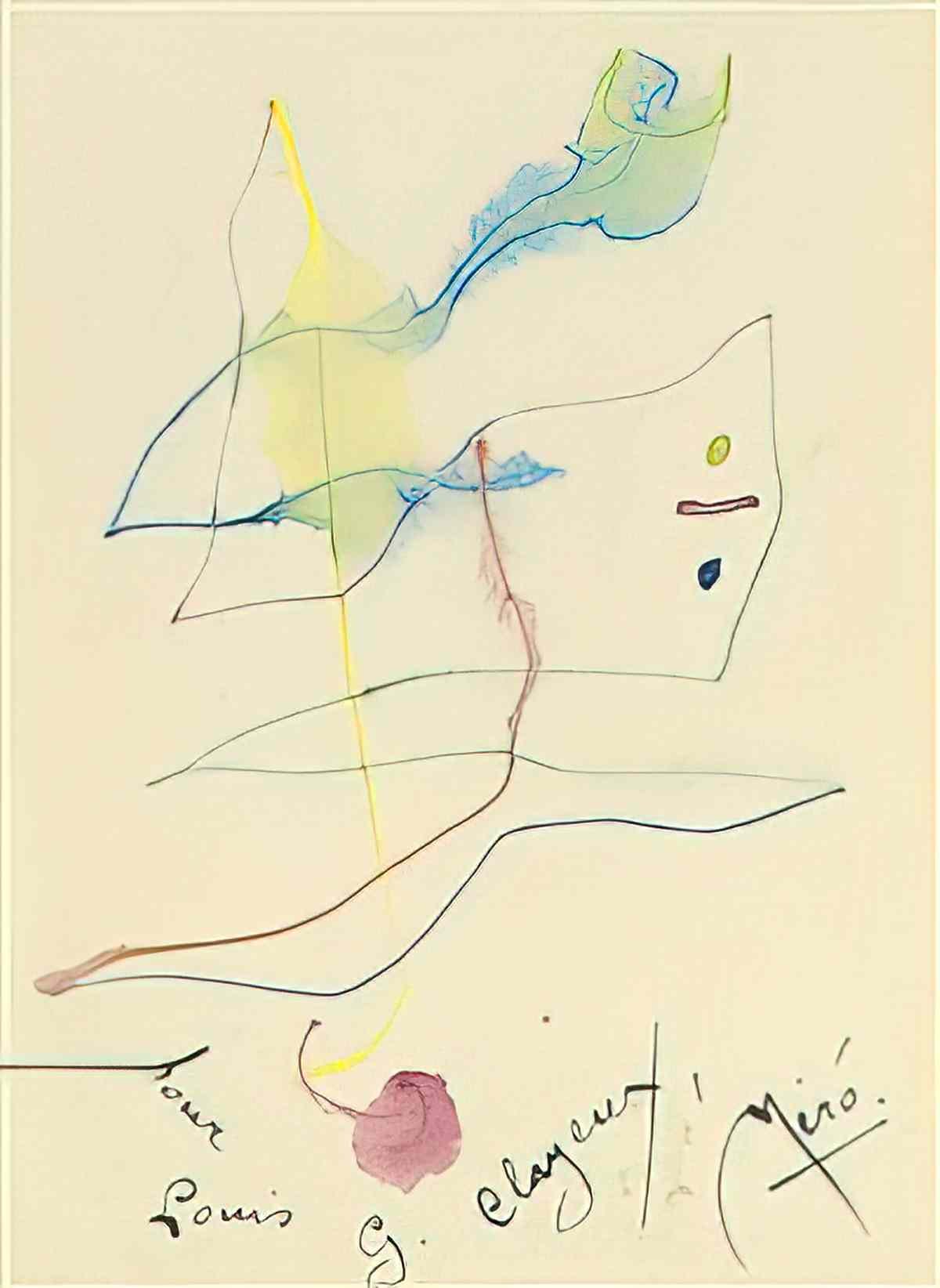Joan Miro composition152 Art A4 Photo Print