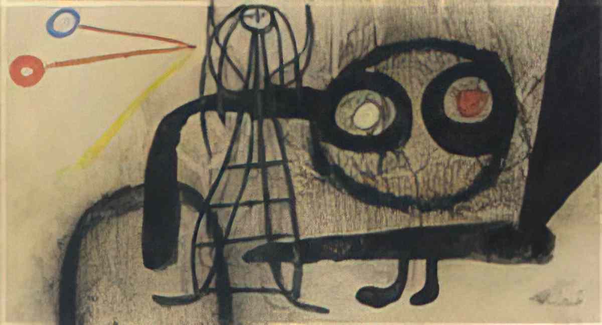 Joan Miro composition154 Art A4 Photo Print