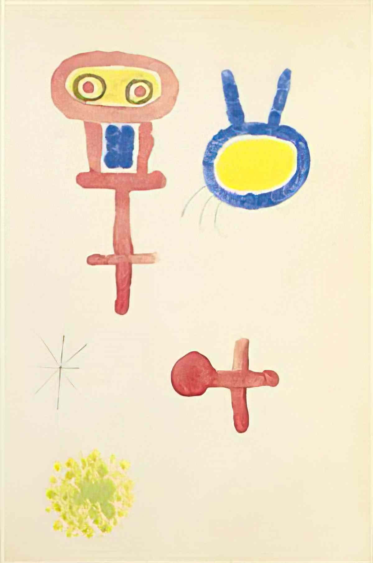 Joan Miro composition16 Art A4 Photo Print
