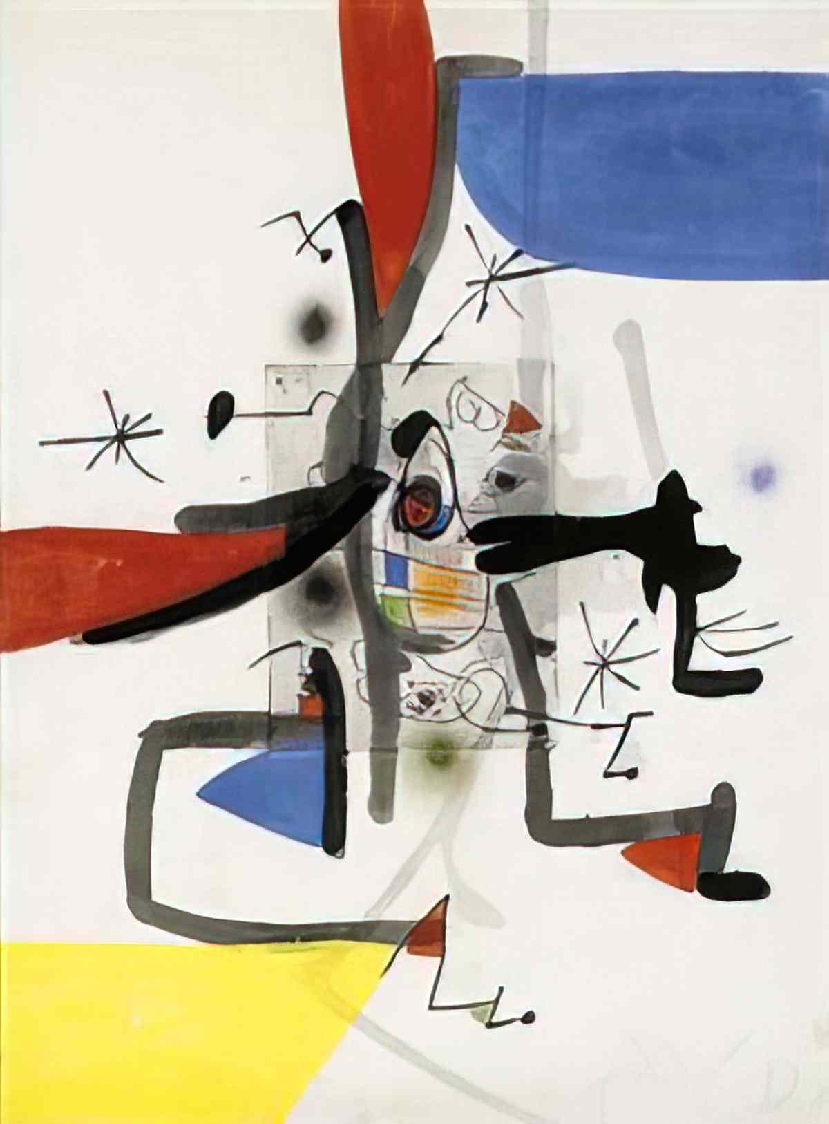 Joan Miro composition167 Art A4 Photo Print