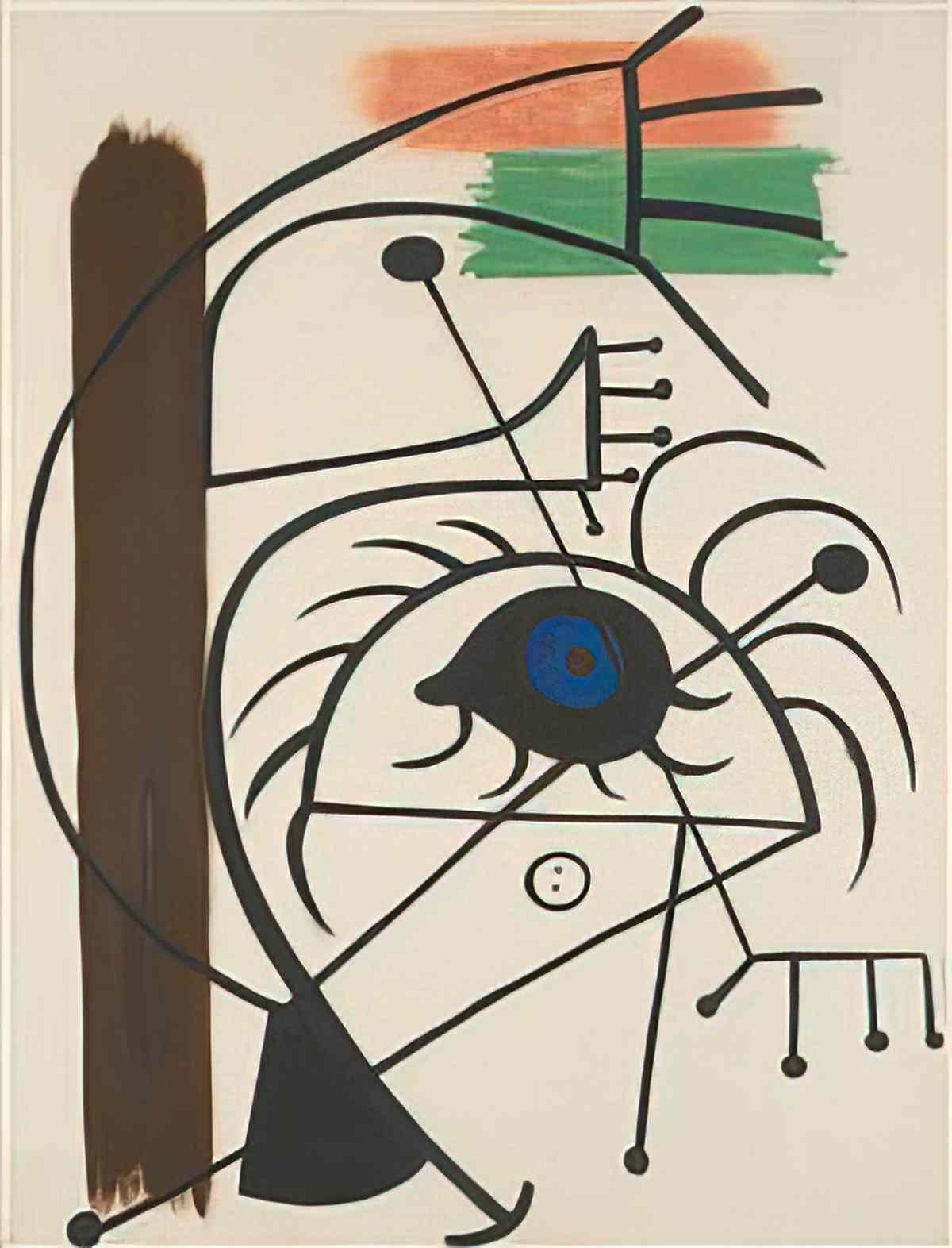Joan Miro composition187 Art A4 Photo Print