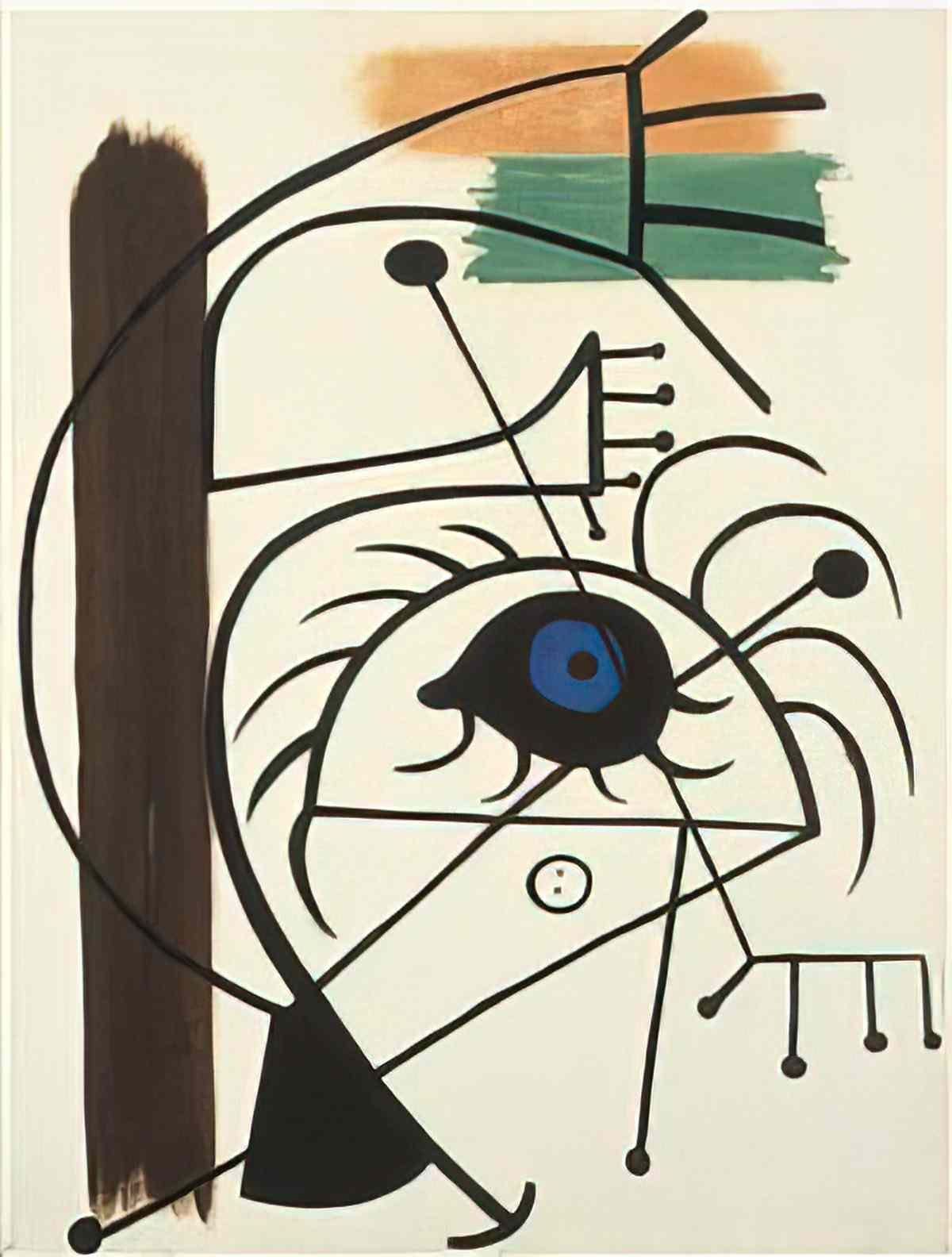 Joan Miro composition200 Art A4 Photo Print