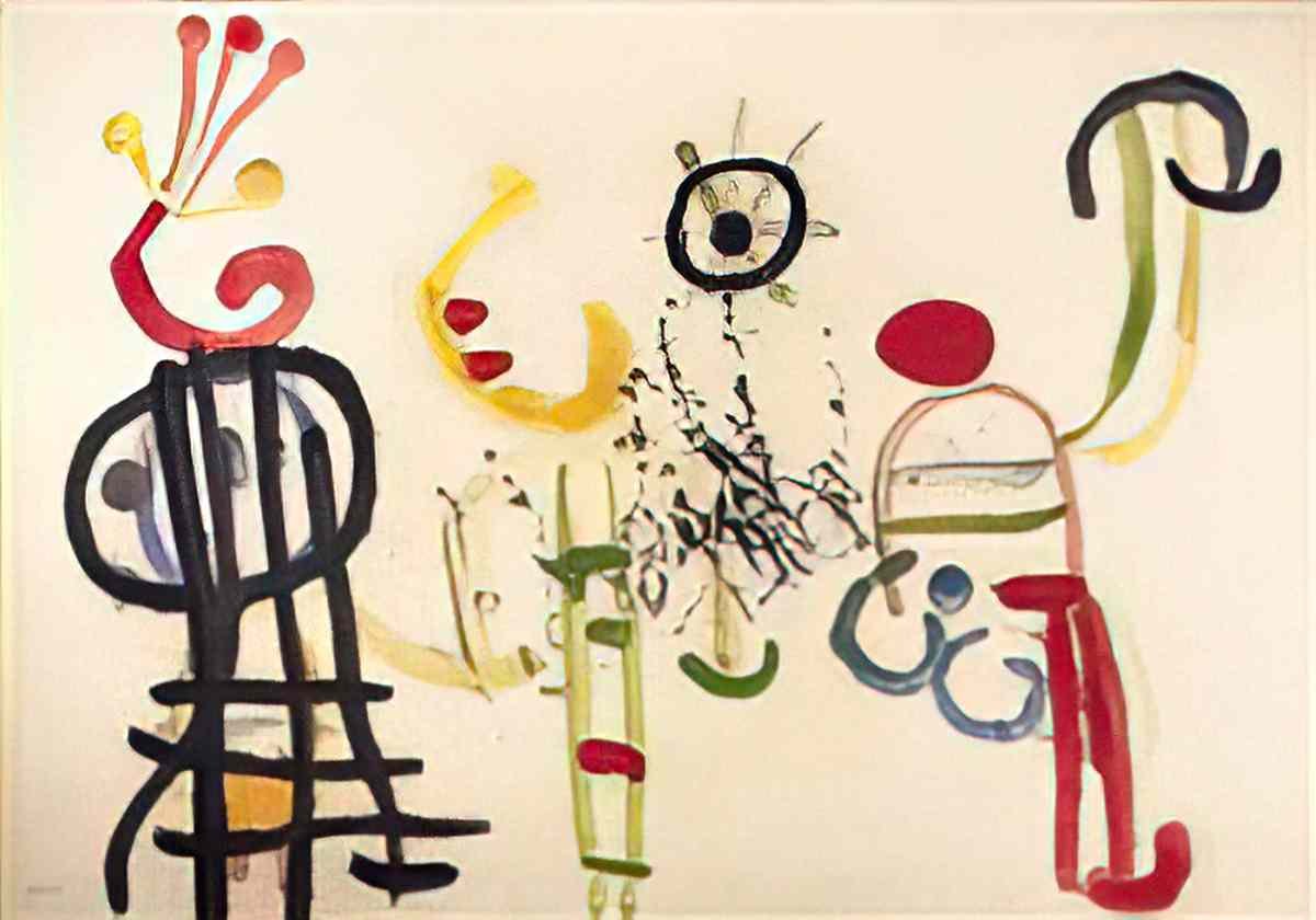 Joan Miro composition202 Art A4 Photo Print