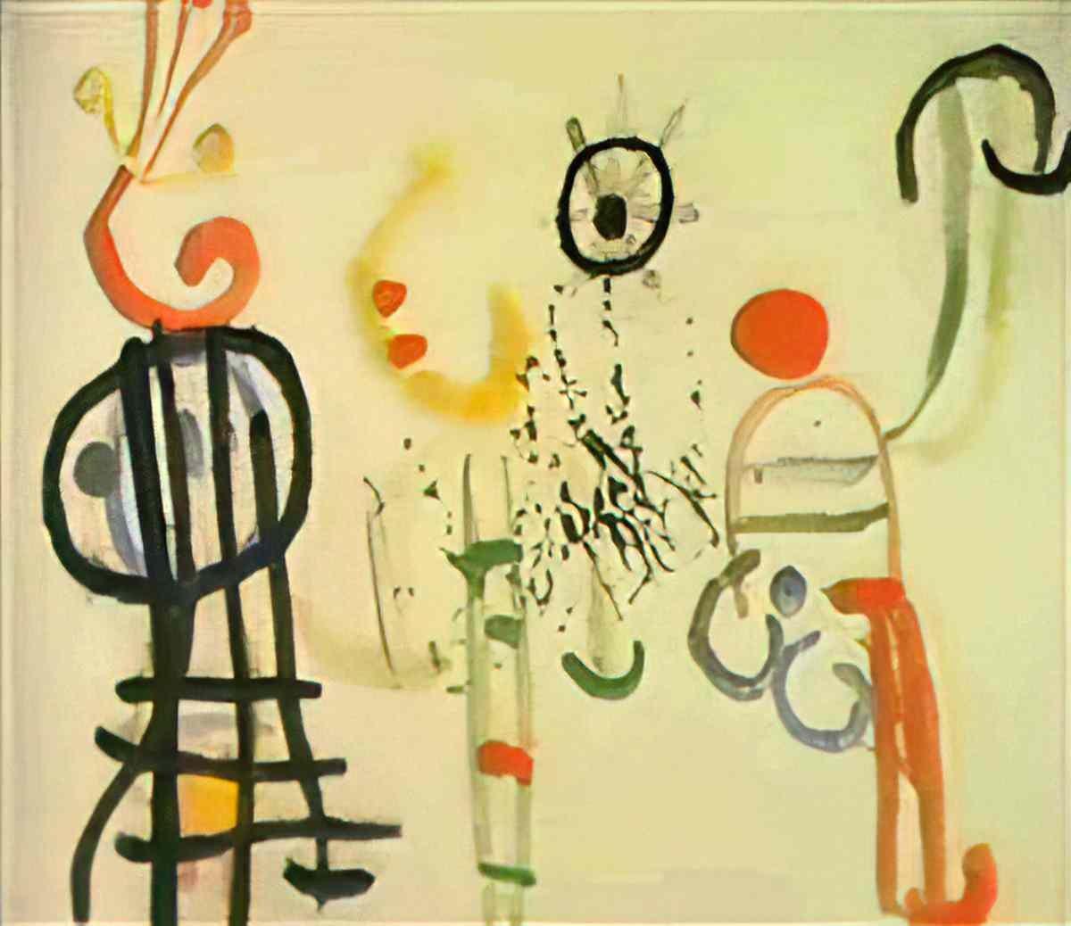 Joan Miro composition204 Art A4 Photo Print