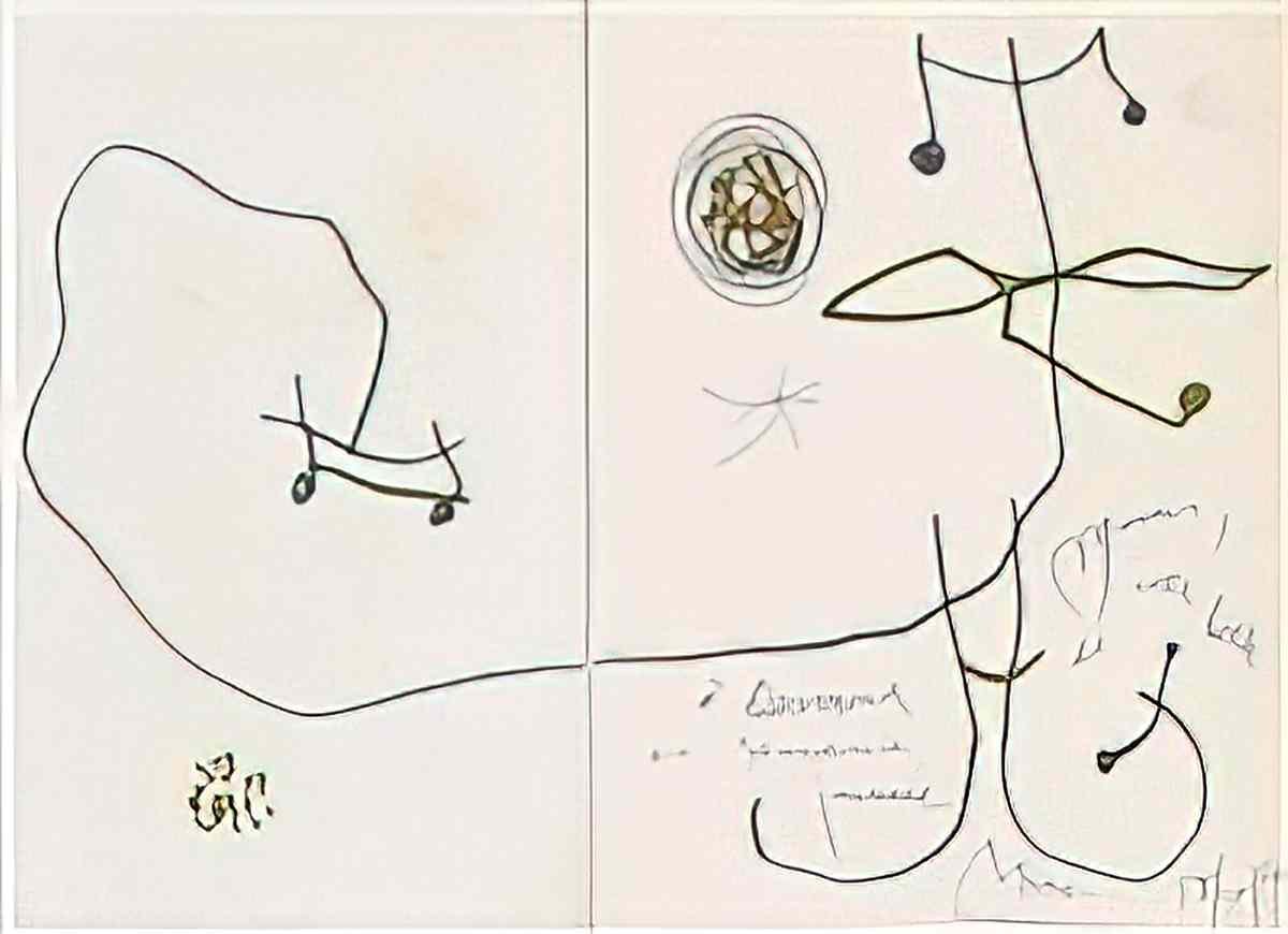 Joan Miro composition213 Art A4 Photo Print