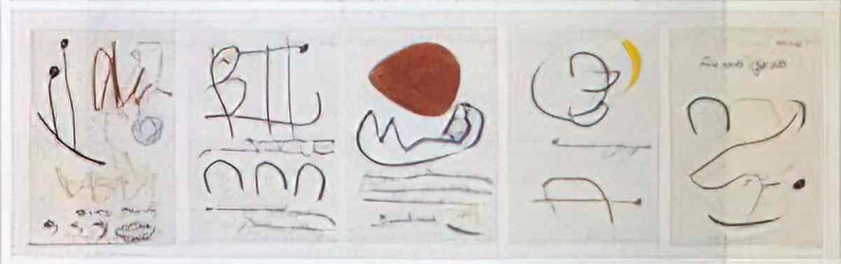 Joan Miro composition256 Art A4 Photo Print