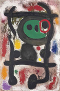 Joan Miro deux personnages Art A4 Photo Print