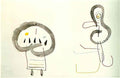 Joan Miro deux personnages18 Art A4 Photo Print
