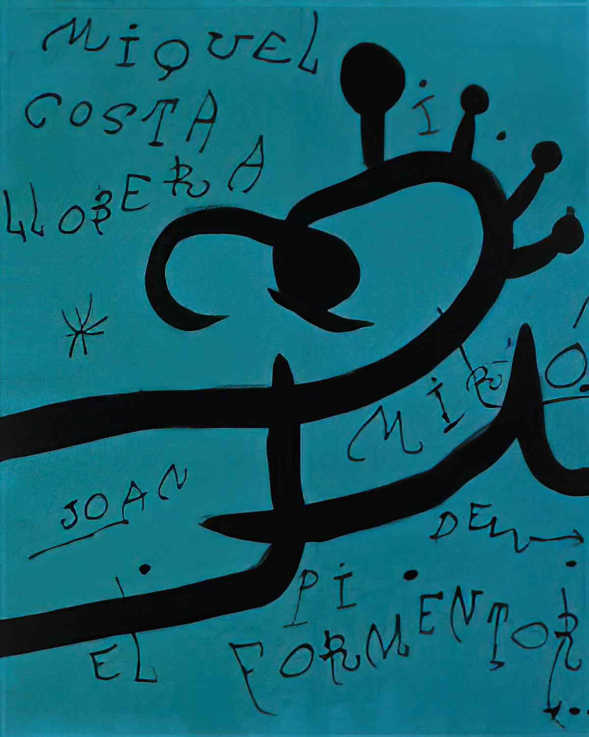 Joan Miro composition70 Art A4 Photo Print