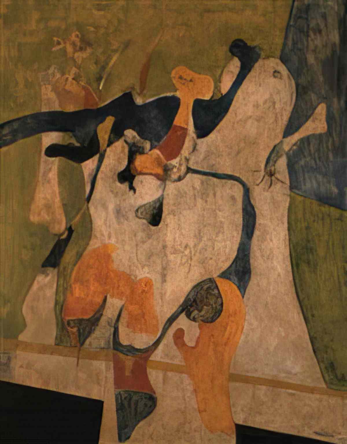 Joan Miro femme assise2 Art A4 Photo Print
