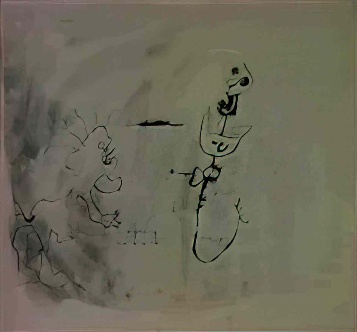 Joan Miro femme attaquee par un lion Art A4 Photo Print