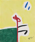 Joan Miro femme dans un paysage Art A4 Photo Print