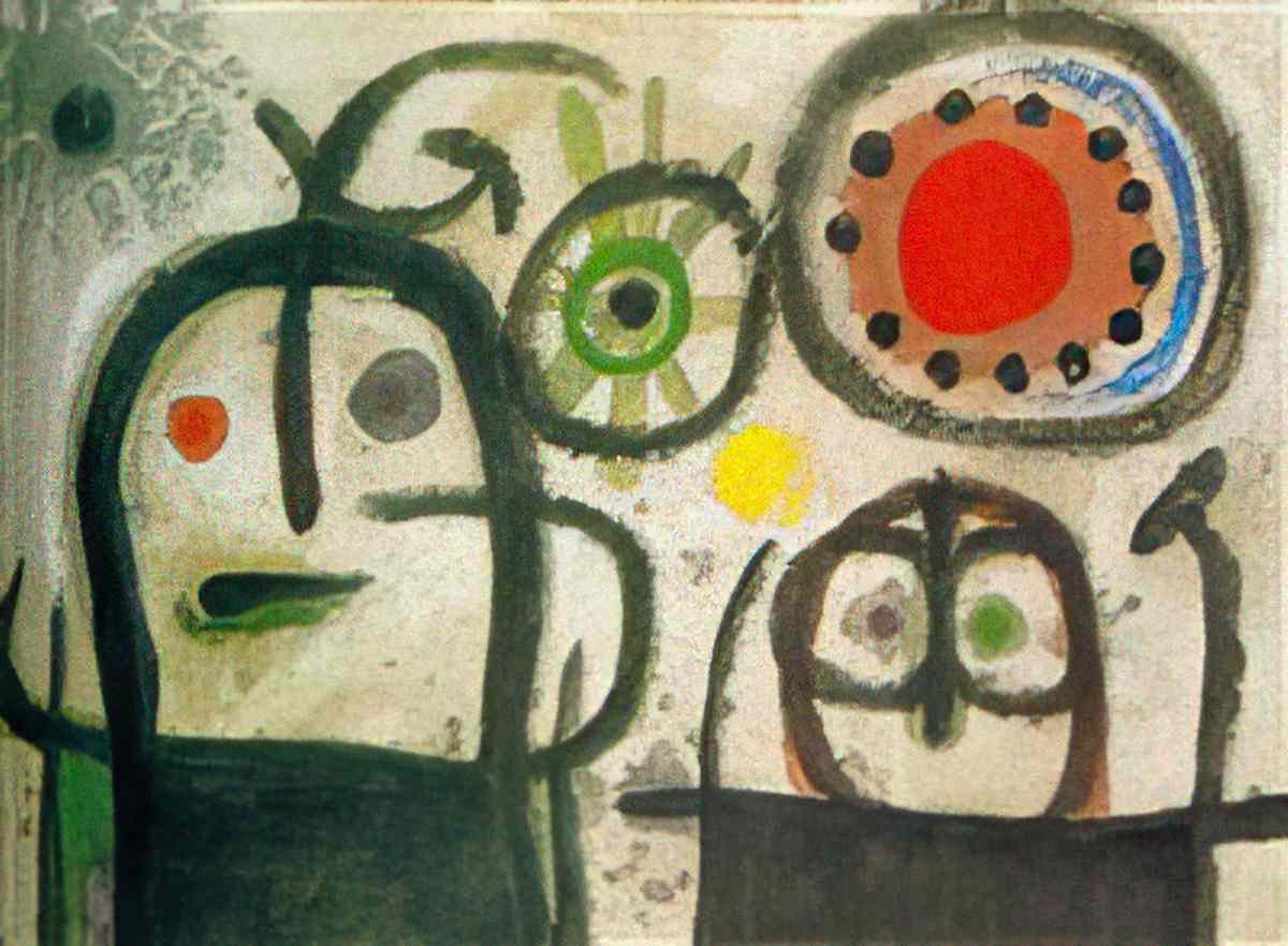 Joan Miro dessin pour lenfance dubu putaine Art A4 Photo Print