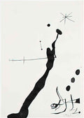 Joan Miro femme et oiseau dans la nuit ii1 Art A4 Photo Print