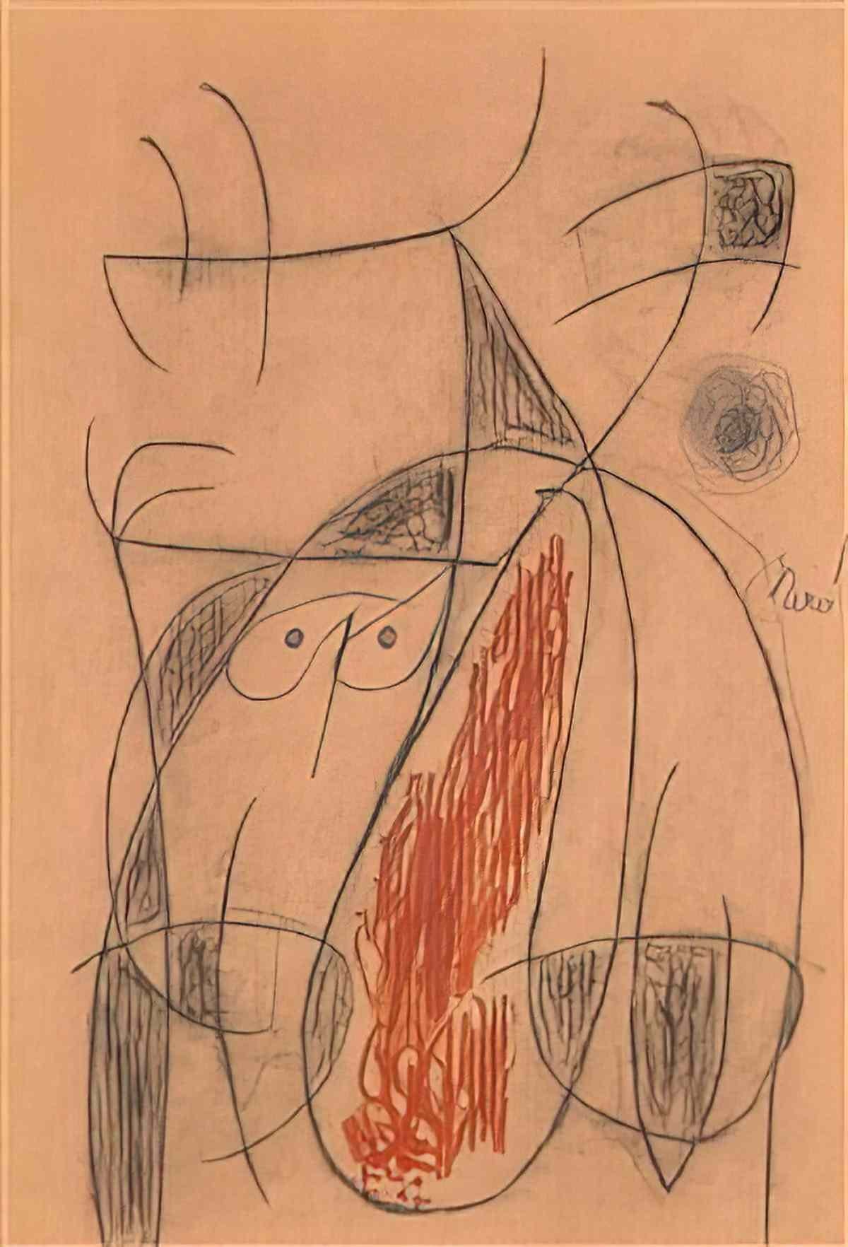 Joan Miro femme oiseaux5 Art A4 Photo Print