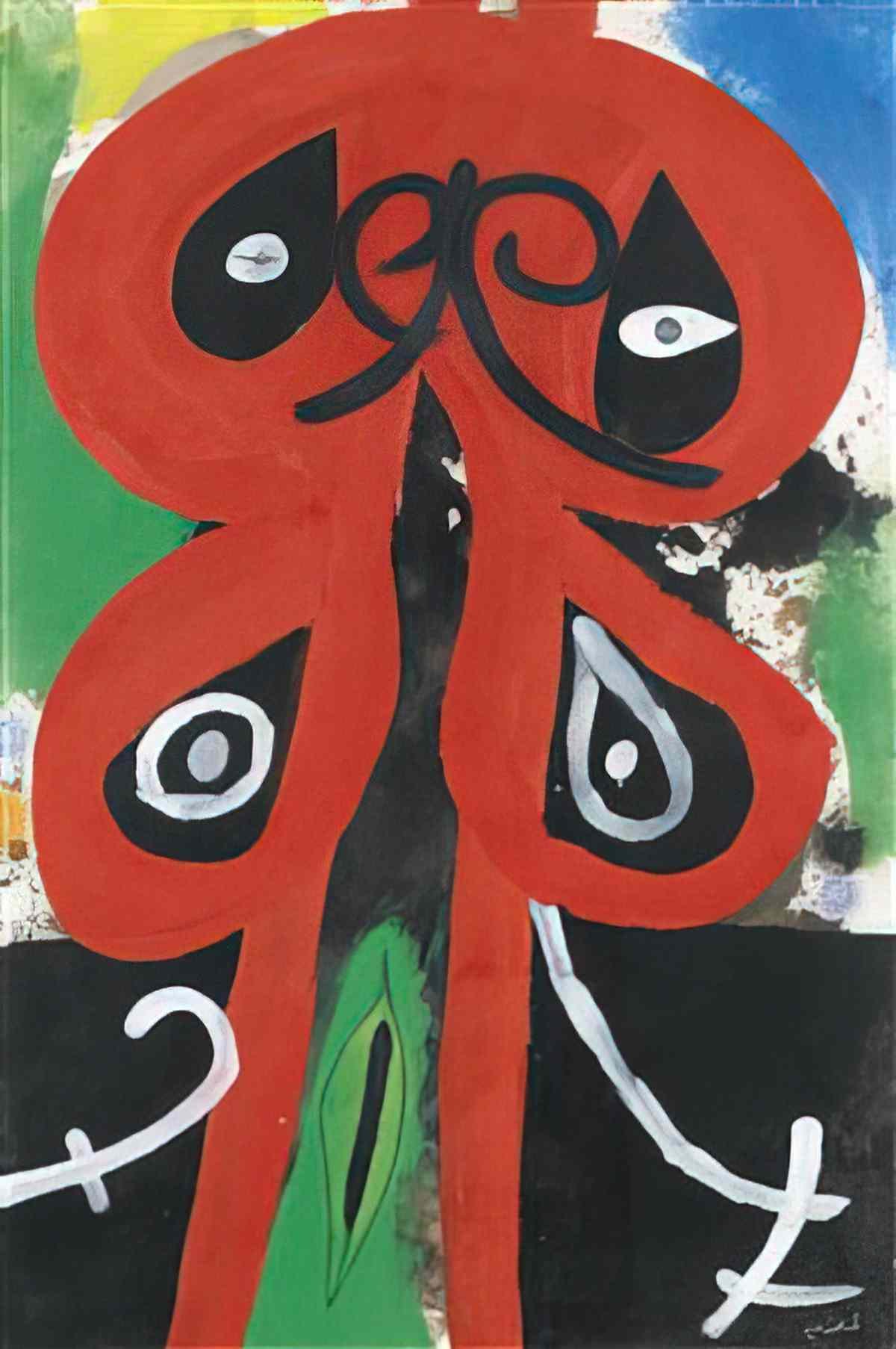 Joan Miro femme14 Art A4 Photo Print