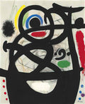 Joan Miro femme et oiseau devant la lune Art A4 Photo Print