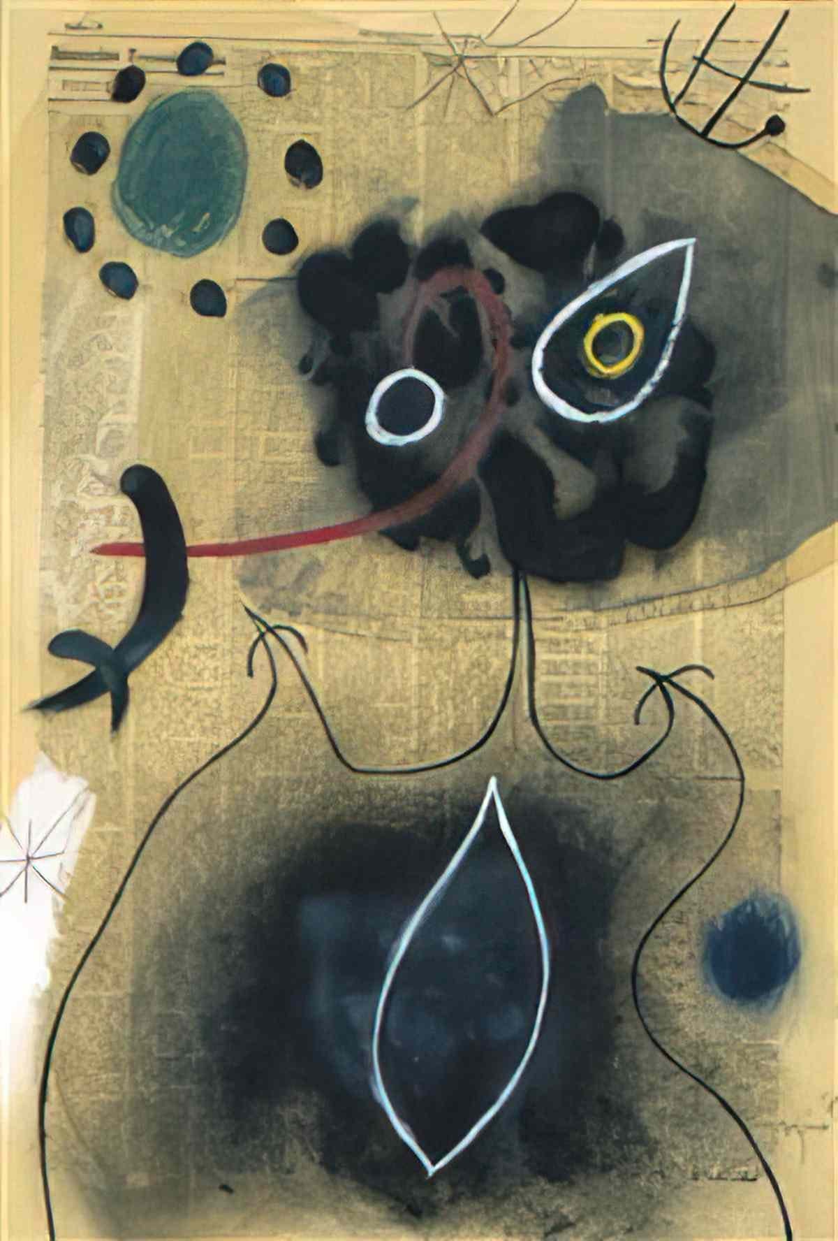Joan Miro femme26 Art A4 Photo Print
