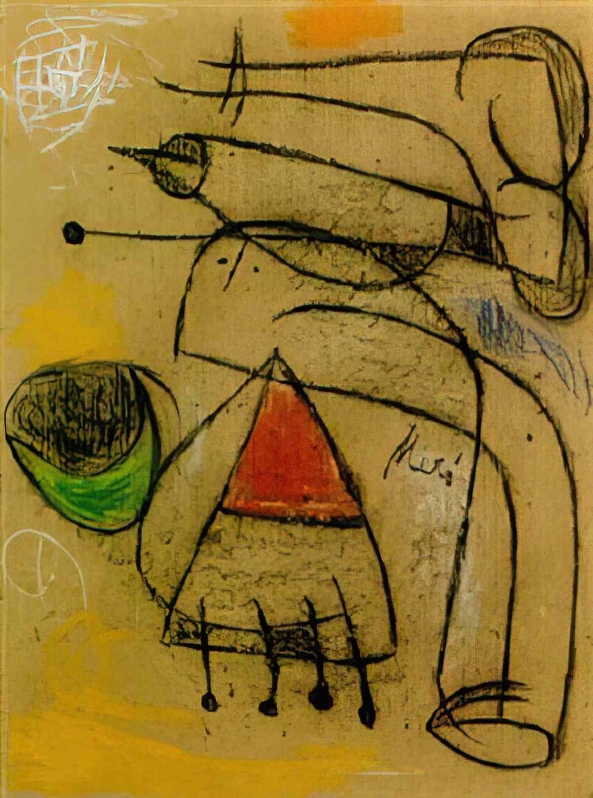 Joan Miro femme33 Art A4 Photo Print