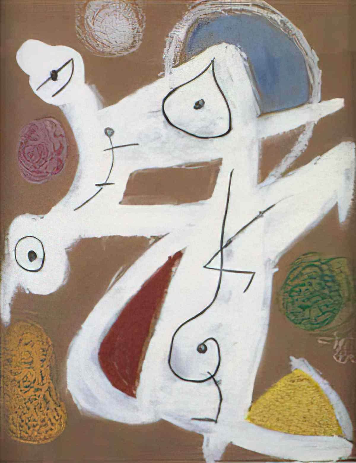 Joan Miro femme36 Art A4 Photo Print