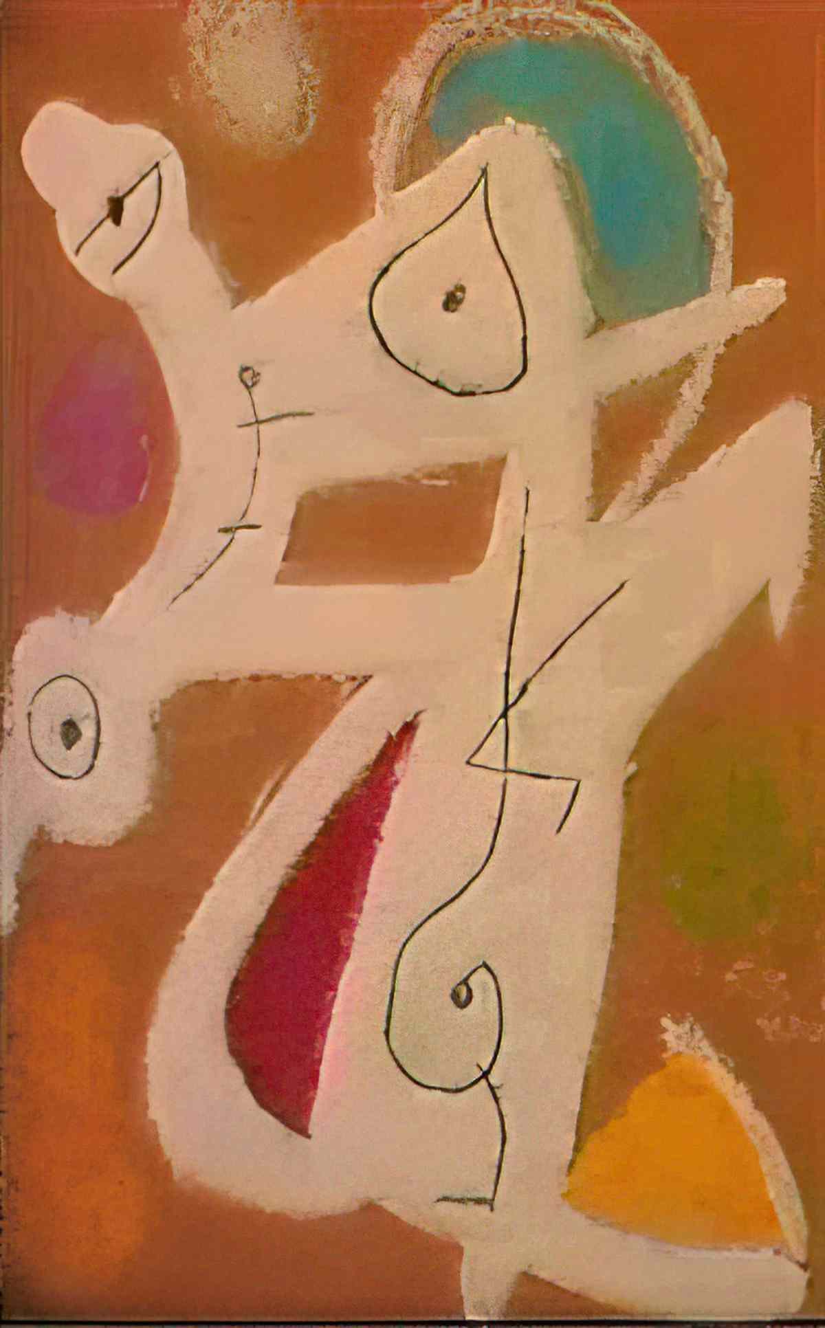 Joan Miro femme40 Art A4 Photo Print