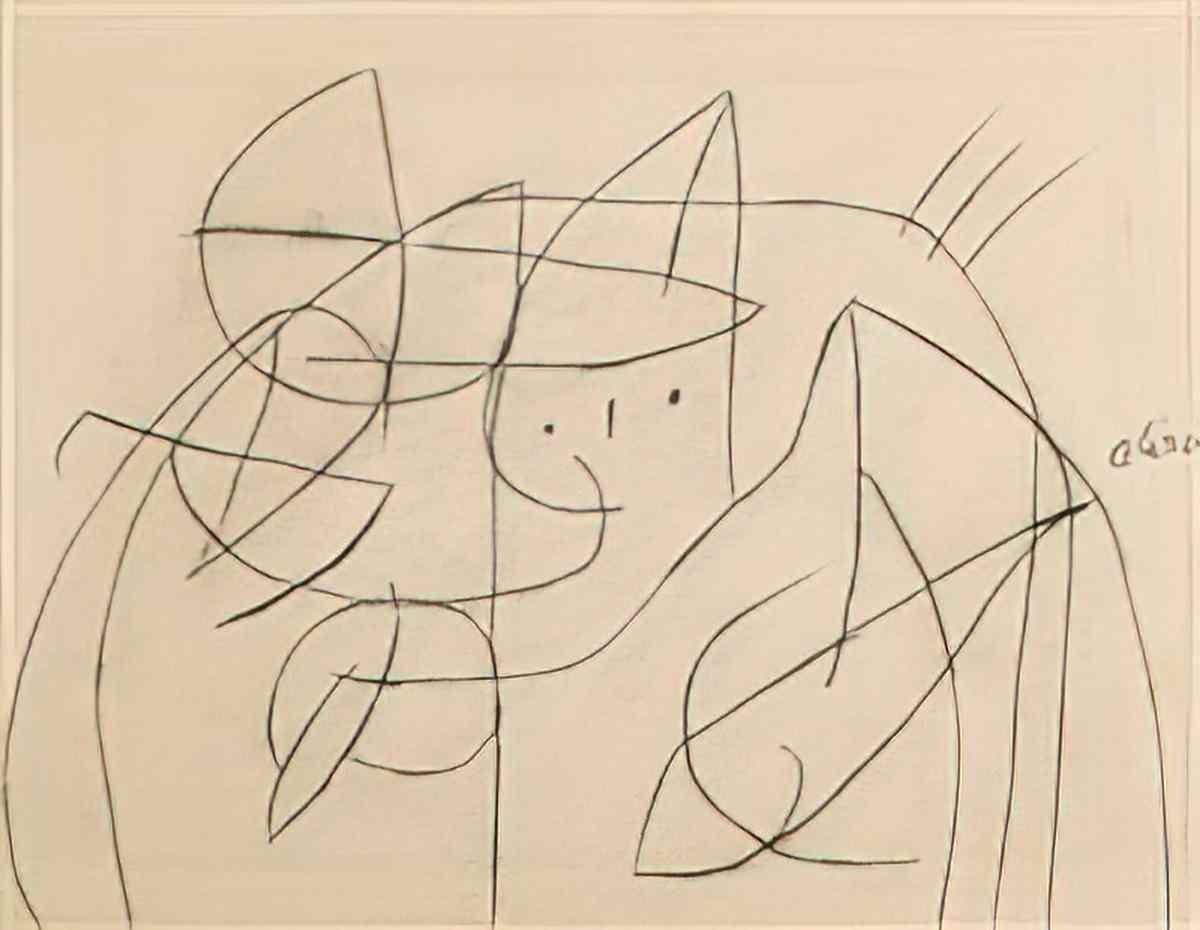Joan Miro femme44 Art A4 Photo Print