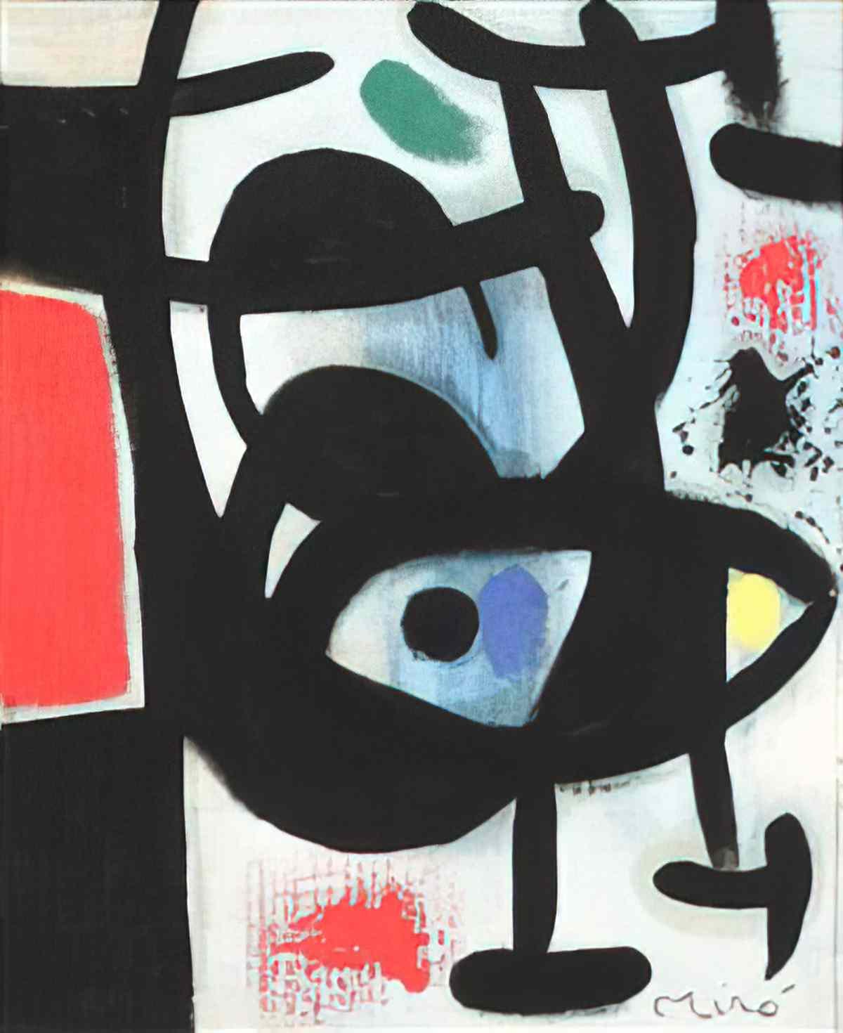Joan Miro femme5 Art A4 Photo Print