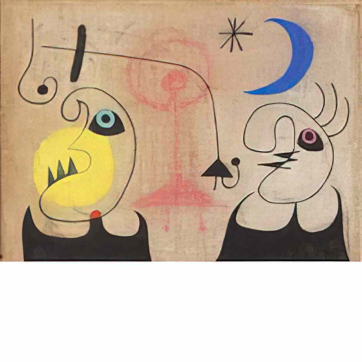Joan Miro femme ii Art A4 Photo Print