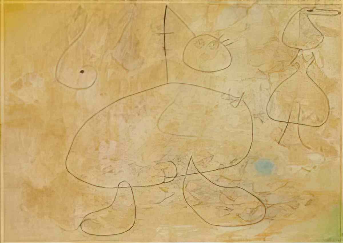 Joan Miro femmes devant lhorizon1 Art A4 Photo Print