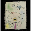 Joan Miro femmes et oiseau dans la nuit Art A4 Photo Print