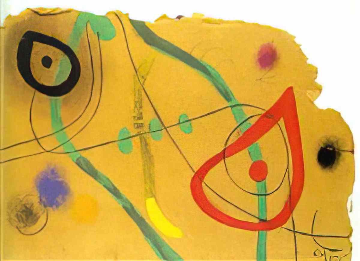Joan Miro fete oiseau1 Art A4 Photo Print