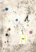 Joan Miro figure and stars iii Art A4 Photo Print