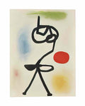 Joan Miro femme oiseaux dans le nuit Art A4 Photo Print