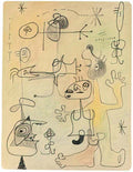 Joan Miro femme revant de levasion Art A4 Photo Print