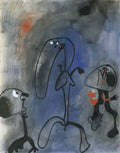 Joan Miro femme v Art A4 Photo Print