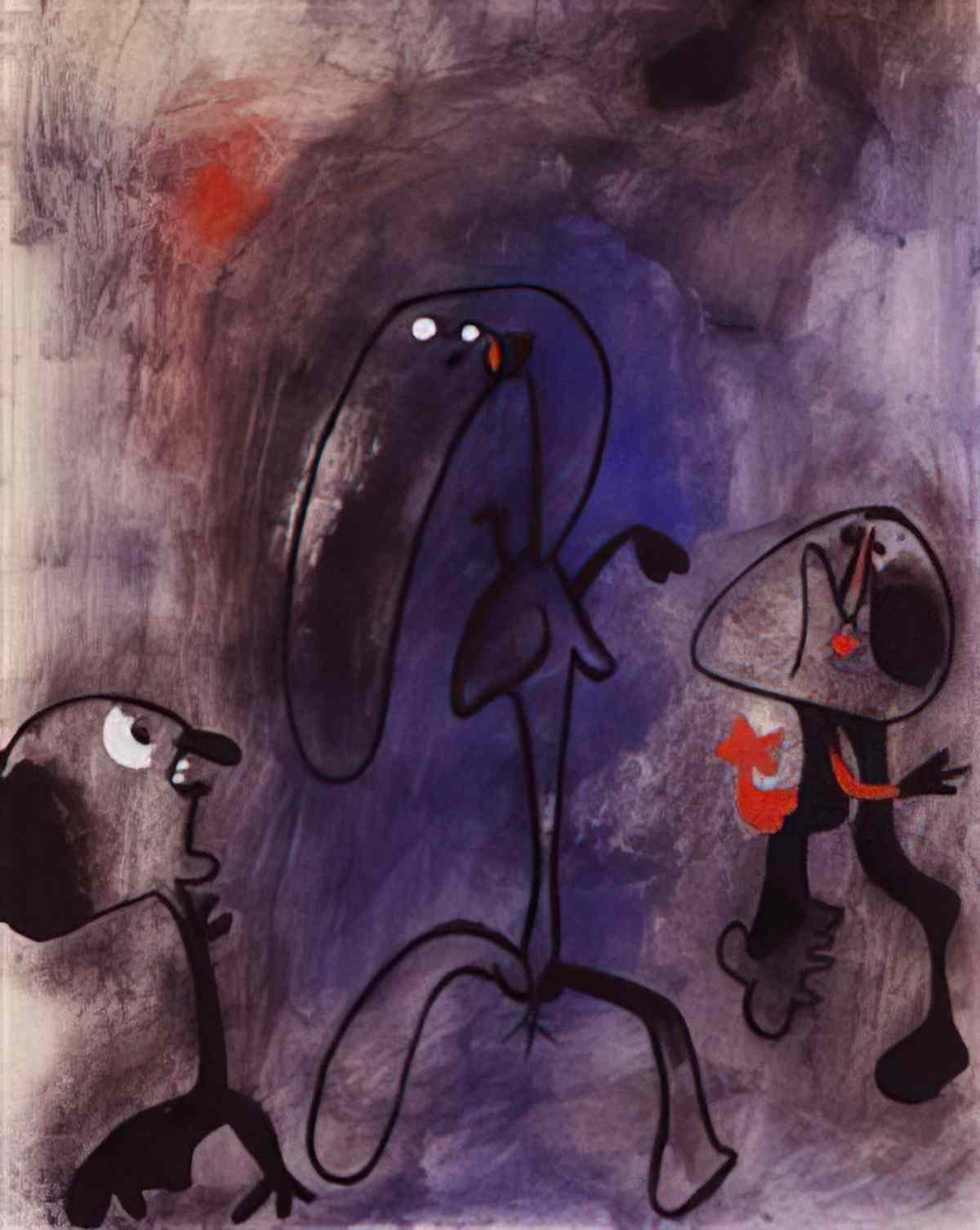 Joan Miro femme woman1 Art A4 Photo Print