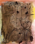Joan Miro femme étoile Art A4 Photo Print